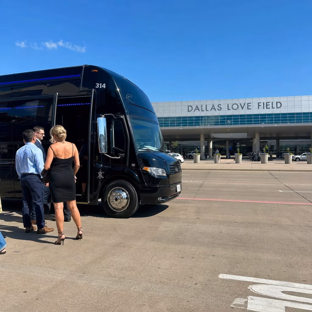 Rent a Bus to Dallas Love Field Airport (DAL)