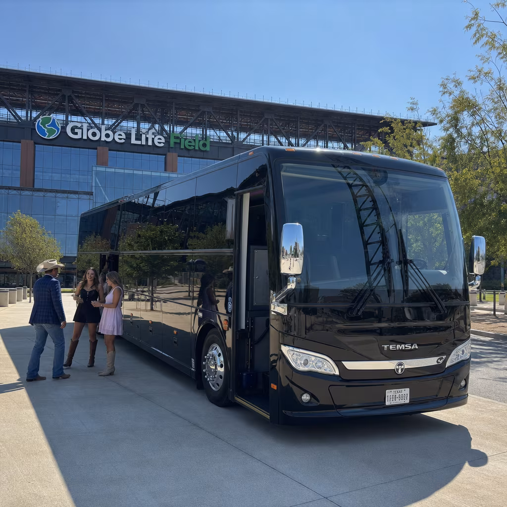 Rent a Bus to Globe Life Field