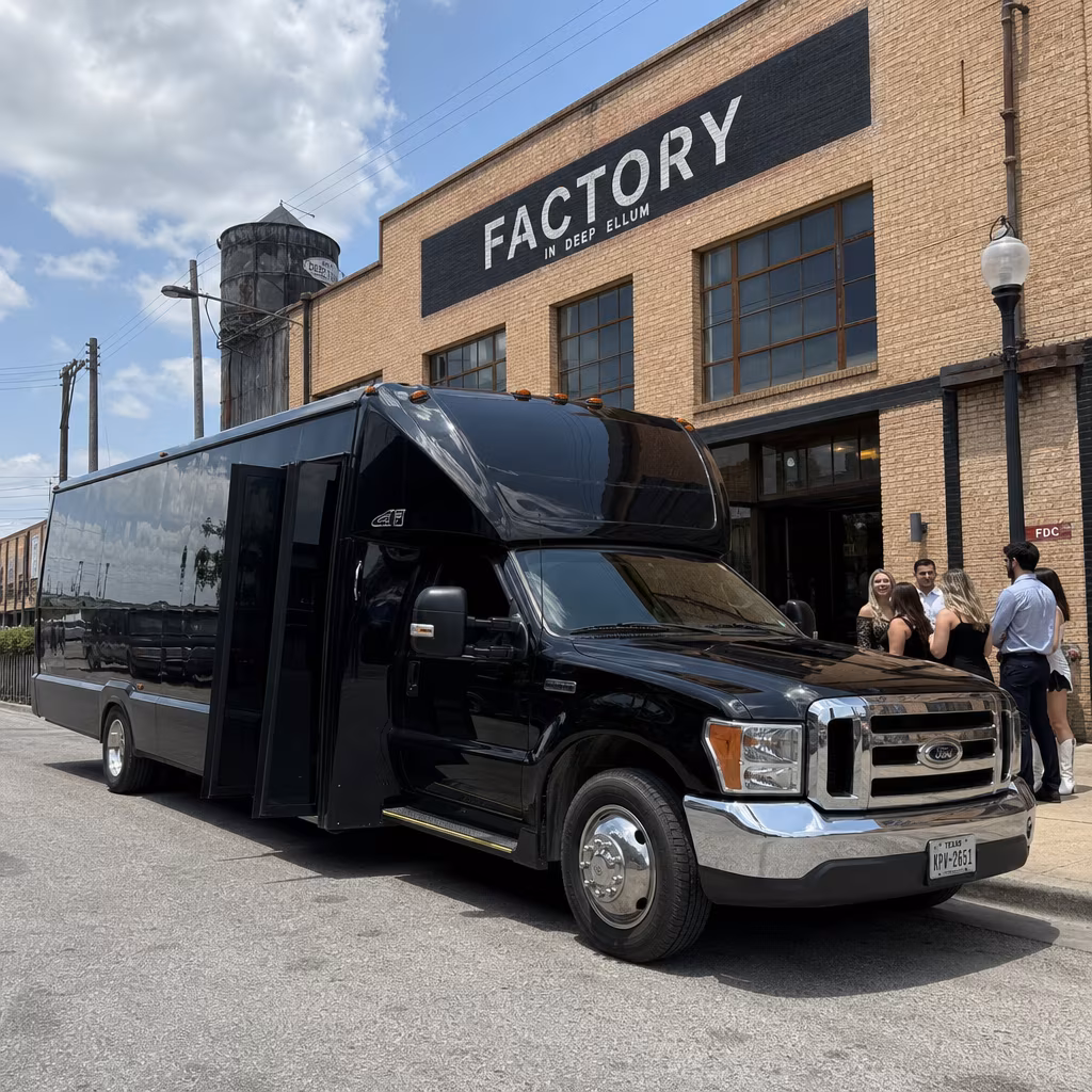 Rent a Bus to The Factory in Deep Ellum