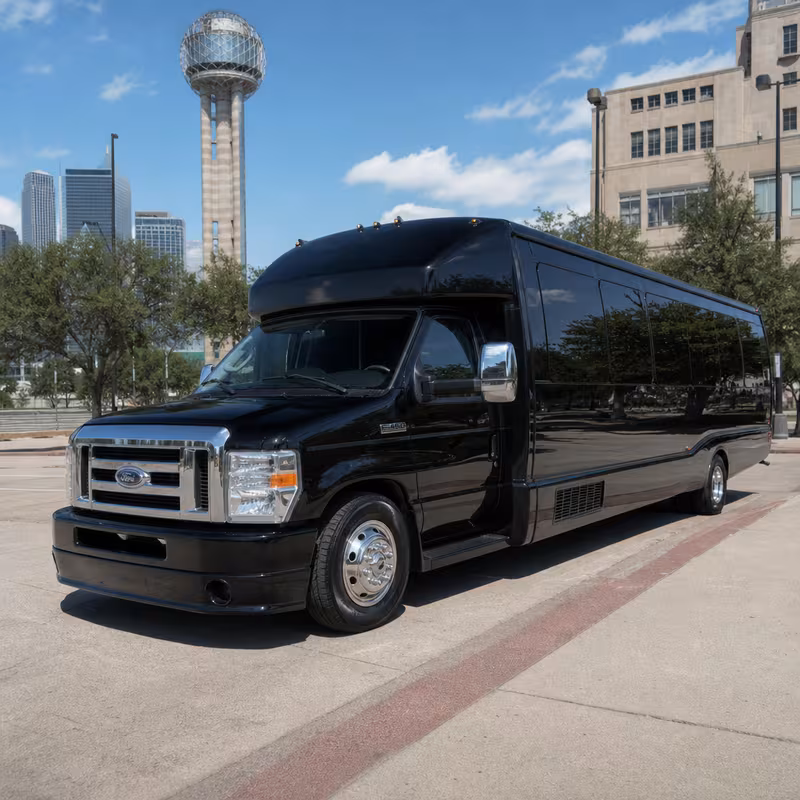 18 Passenger Party Bus Exterior