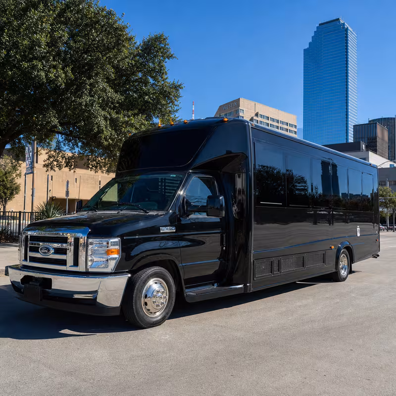 20 Passenger Party Bus Exterior
