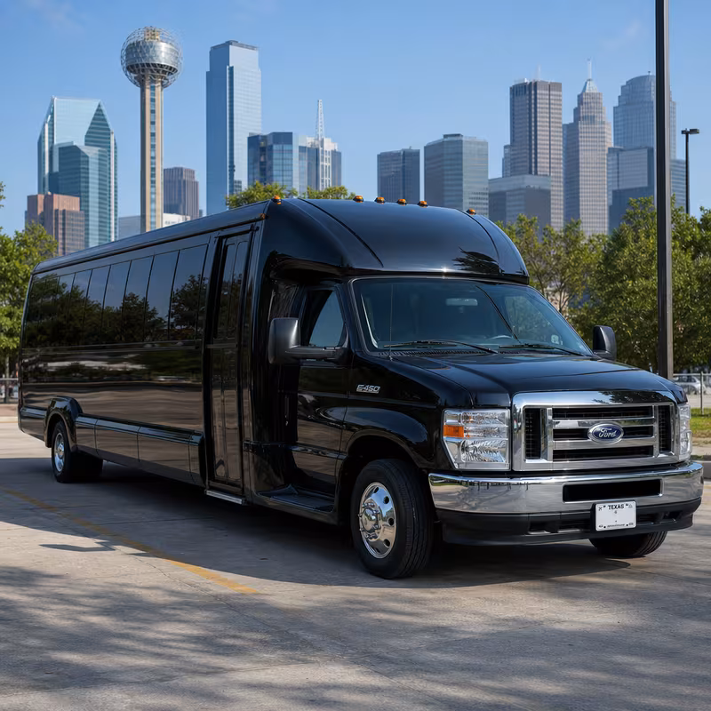 25 Passenger Party Bus Exterior
