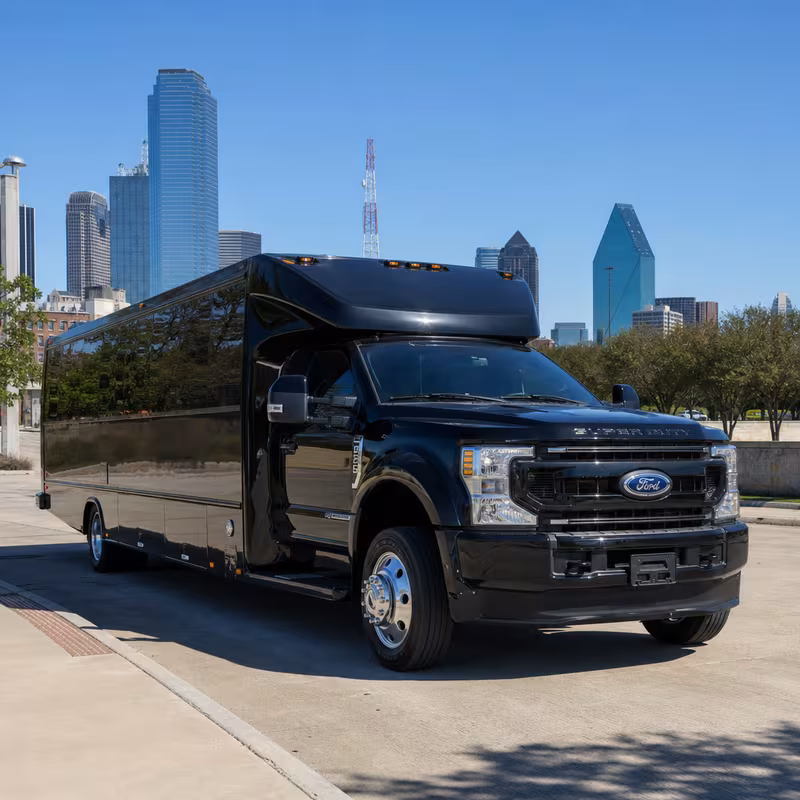 30 Passenger Party Bus Exterior