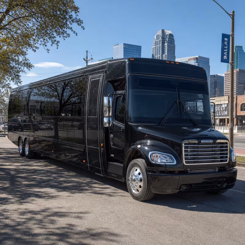 50 Passenger Party Bus Exterior