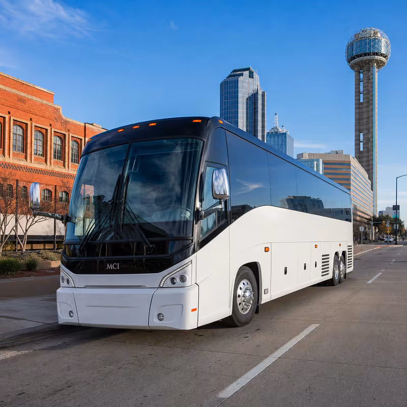 40-56 Passenger Charter Bus Exterior