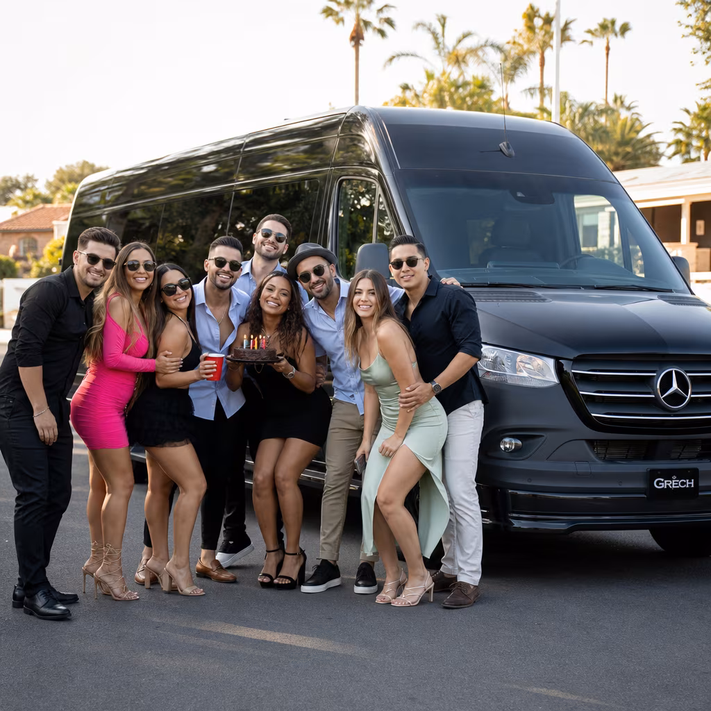Birthday party bus