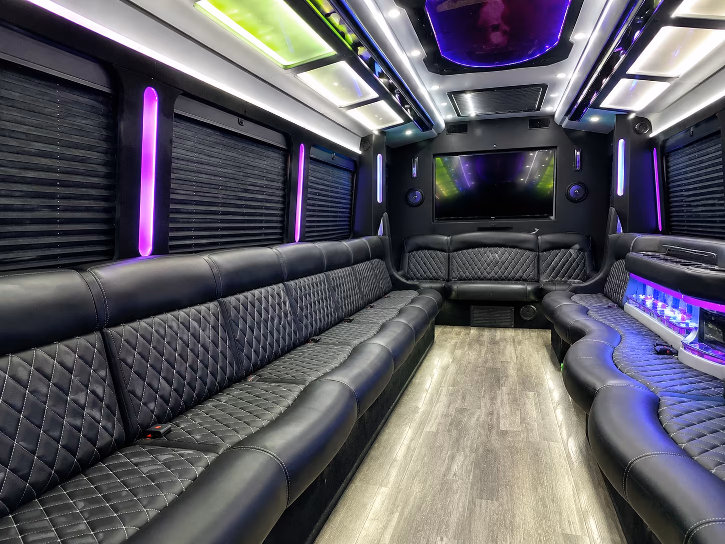 Dallas Bachelor & Bachelorette Transportation party bus exterior
