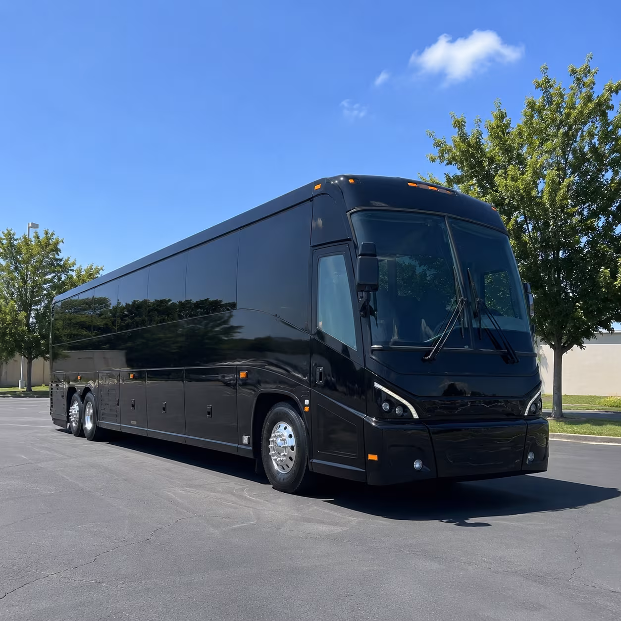 Dallas Corporate Transportation party bus exterior