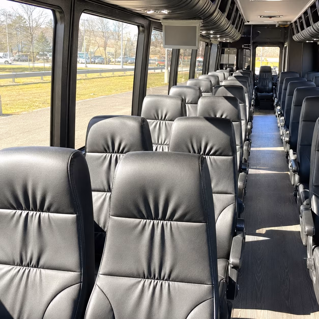 Dallas Corporate Transportation party bus exterior