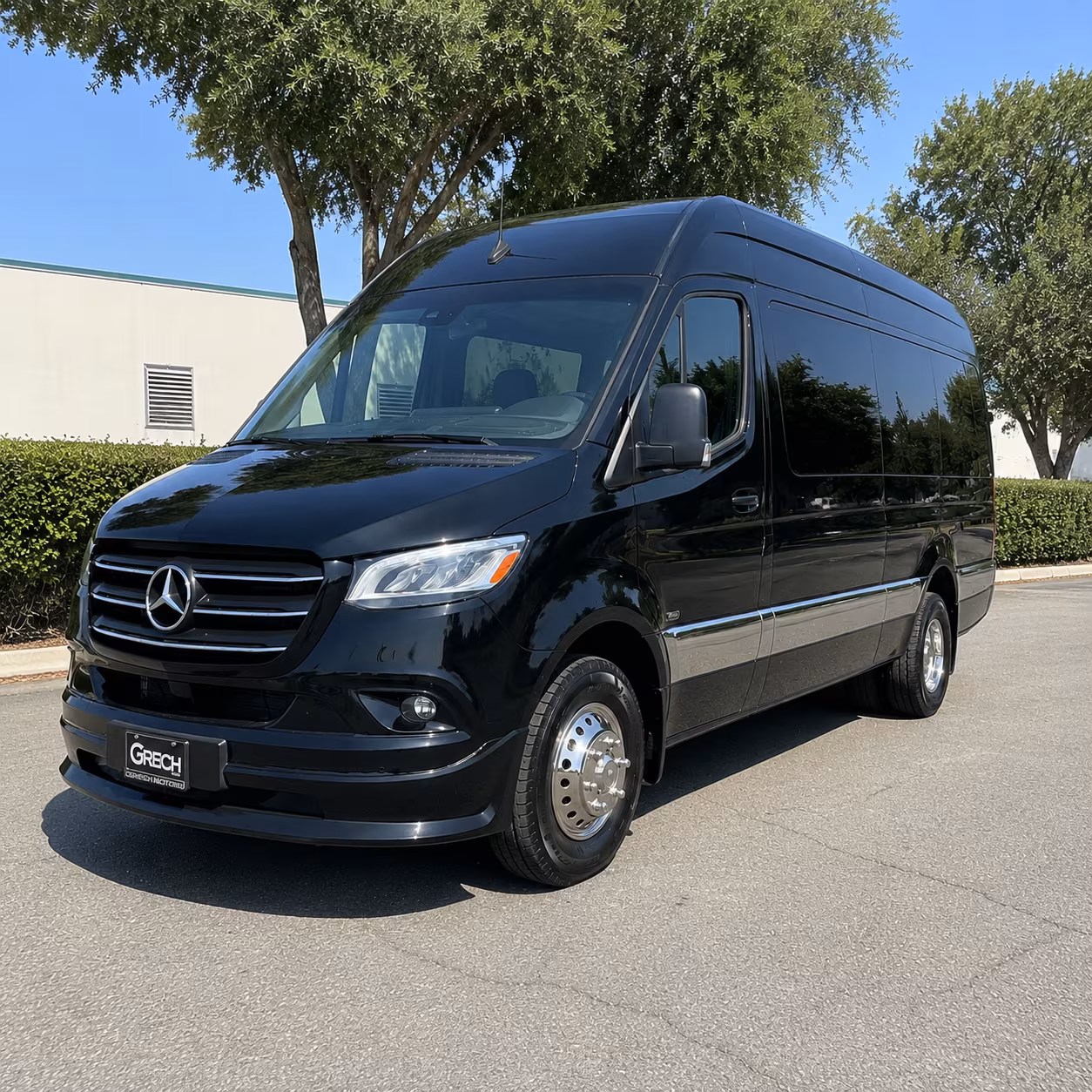 Dallas Corporate Transportation party bus exterior