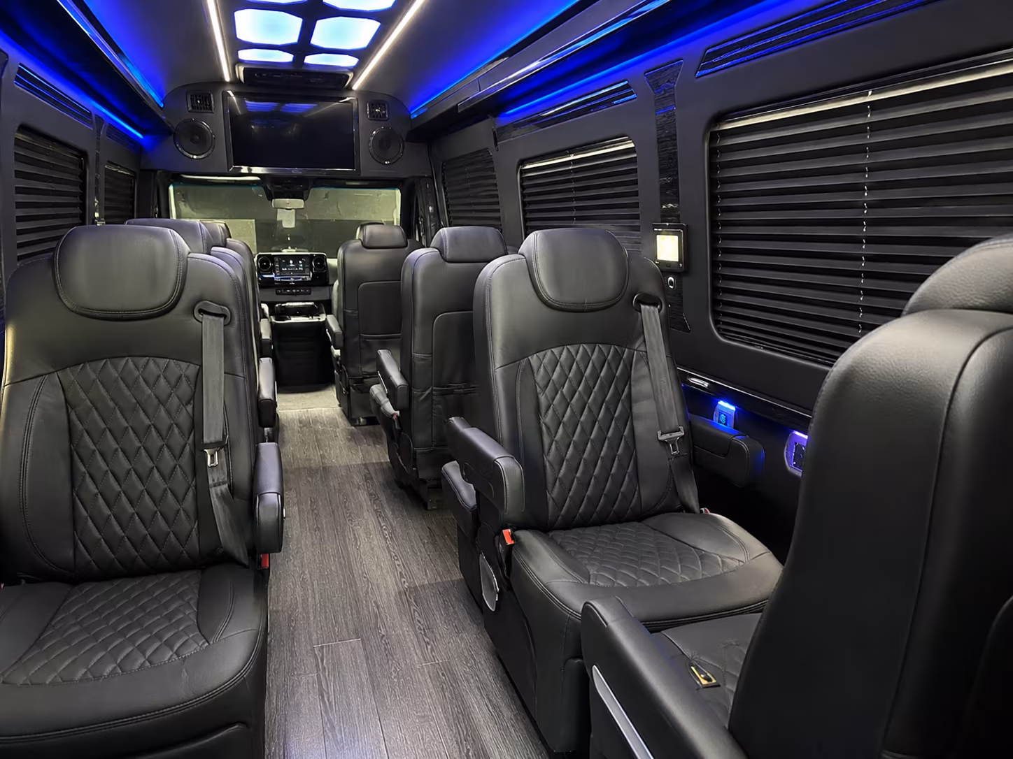 Dallas Corporate Transportation party bus exterior