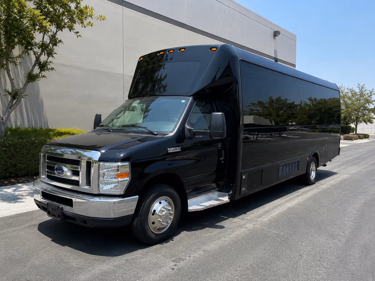 Dallas Private Event Transportation party bus exterior