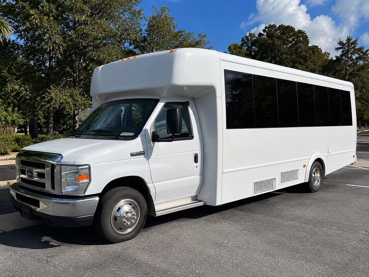 Dallas Prom & Homecoming Transportation party bus exterior