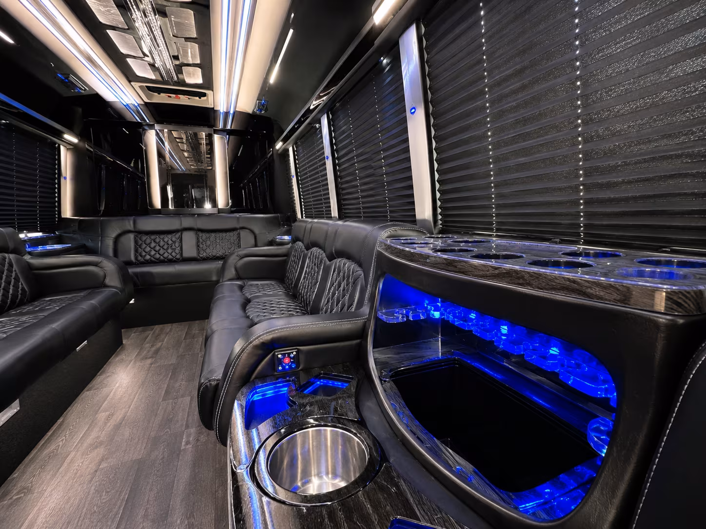 Dallas Sporting Event Transportation onboard seating