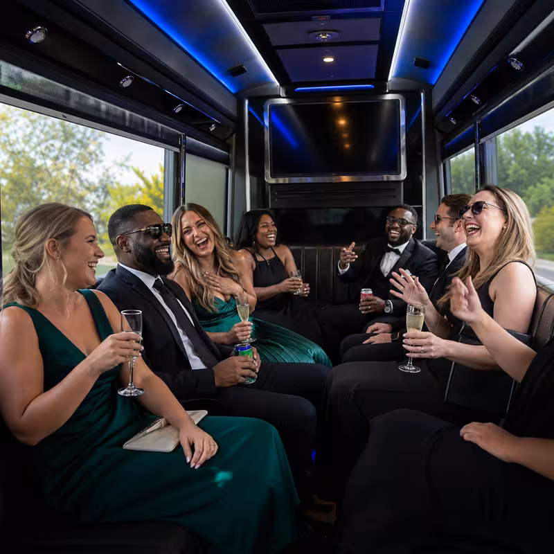 Dallas Prom & Homecoming Transportation fleet vehicle