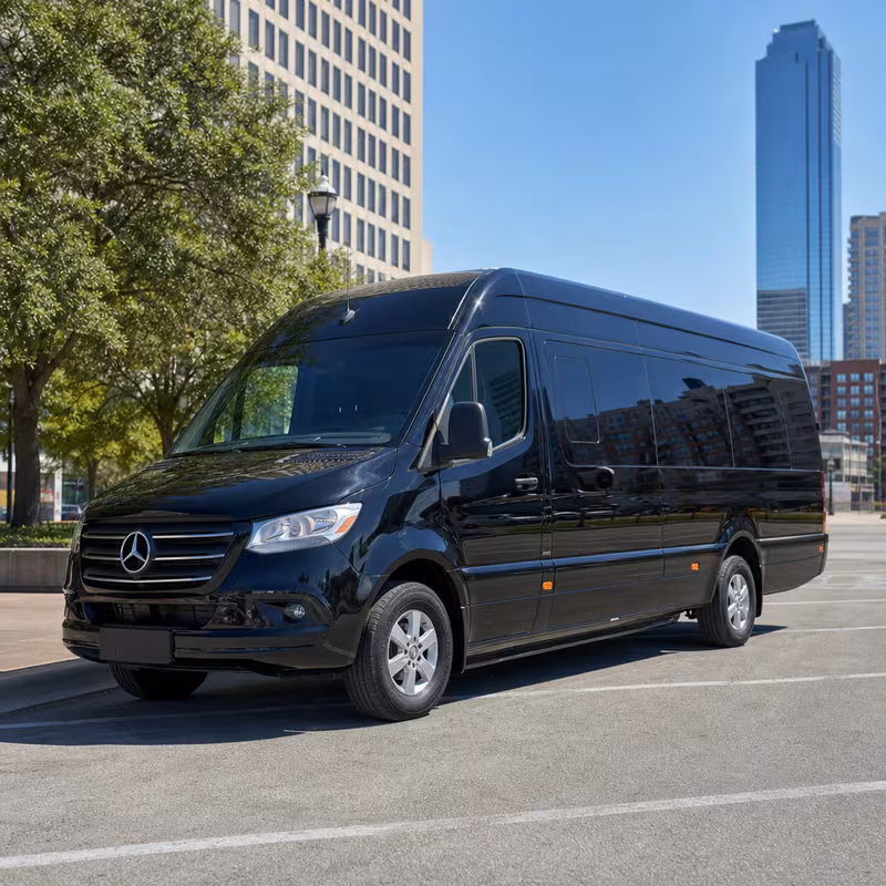 14 Passenger Sprinter Limo Exterior