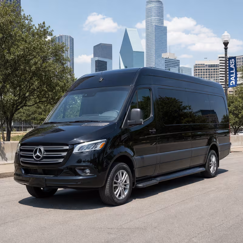 Sprinter Van Rental with Driver Exterior