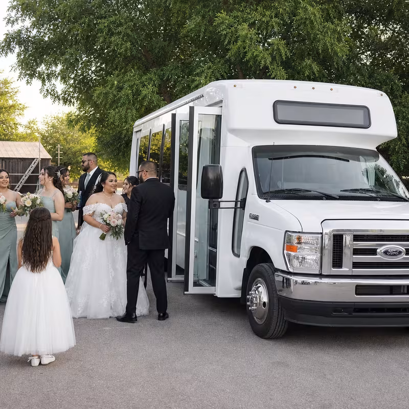 Dallas Wedding Transportation fleet vehicle
