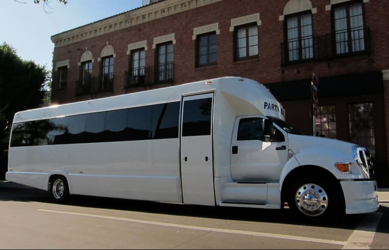 Mesquite 30 Passenger Party Bus White