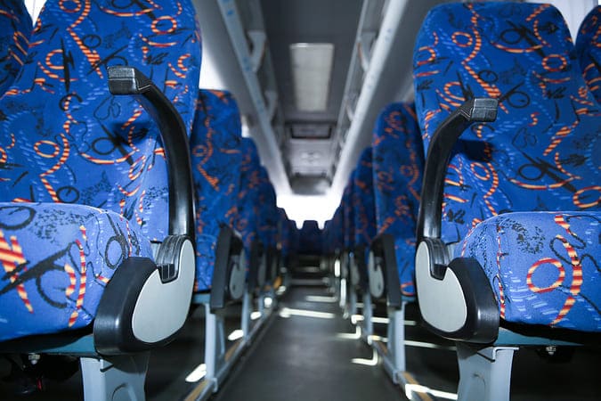 McKinney 47-56 Passenger Charter Buses Interior